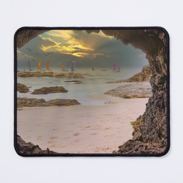 Item preview, rocky beach at sundown designed and sold by mrtom414.