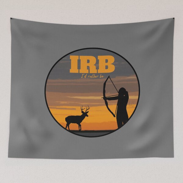 Item preview, IRB, I'd Rather Be Deer Hunting Design for Deer Hunters designed and sold by LifeCrush.