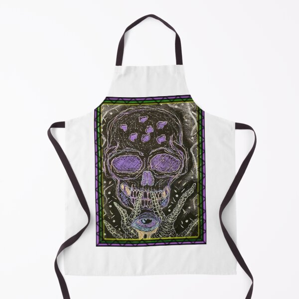 Item preview, Abstract skull and tentacle alien canvas edit designed and sold by Demonmushroom.