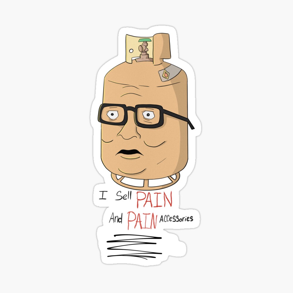 King Of The Hill 11 Pack Texas Beer Funny Meme Sticker Hank Hill Bobby