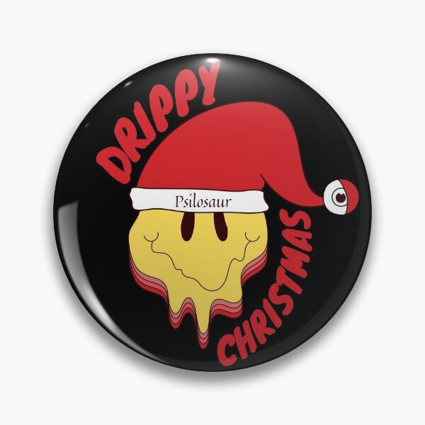 Item preview, Drippy Christmas Smiley designed and sold by Psilosaur.
