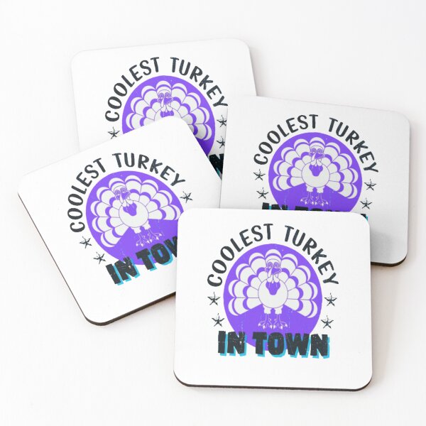 Item preview, Funny Coolest Turkey In Town designed and sold by Zoo-Moo.