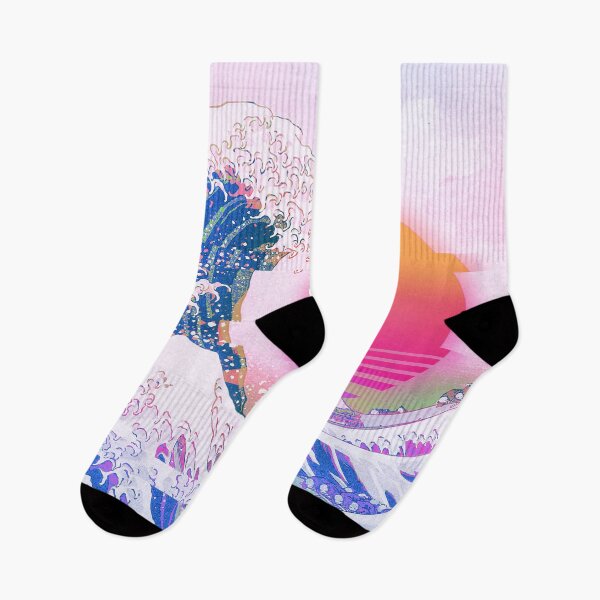 Item preview, Aesthetic Retro Great Wave off Kanagawa designed and sold by ind3finite.
