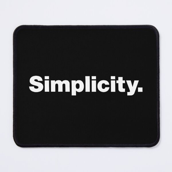 Item preview, Simplicity (white) designed and sold by dudethecreator.