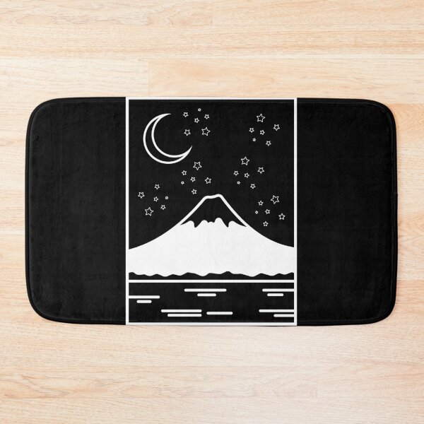 Item preview, Mt. Fuji at Night (white) designed and sold by BlkBearyDesigns.