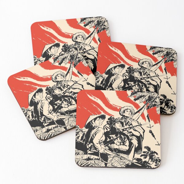 Item preview, Vietnamese People Resist The American Aggressor - Vietnam War, Socialist, Propaganda, Historical designed and sold by SpaceDogLaika.