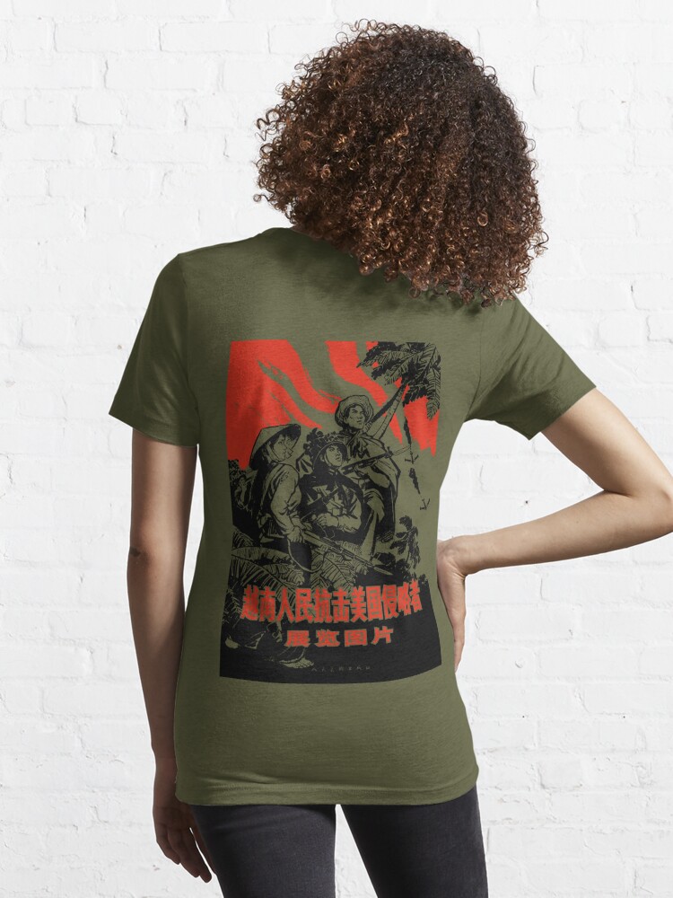 Vietnamese People Resist The American Aggressor - Vietnam War, Socialist,  Propaganda, Historical Essential T-Shirt for Sale by SpaceDogLaika