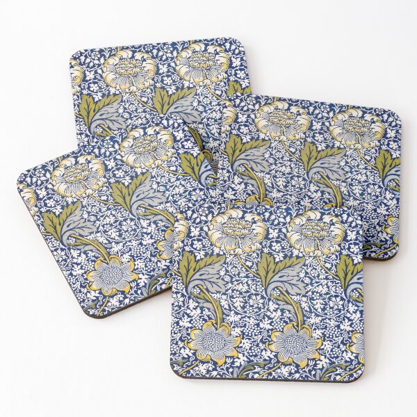 Item preview, Kennet; this patterns meanders like the river Kennet, adorned by sunflowers and wild leaves on a background of grapes vines.  designed and sold by mycloudzdesign.