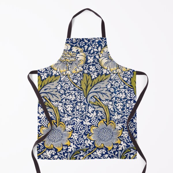 Item preview, Kennet; this patterns meanders like the river Kennet, adorned by sunflowers and wild leaves on a background of grapes vines. designed and sold by mycloudzdesign.