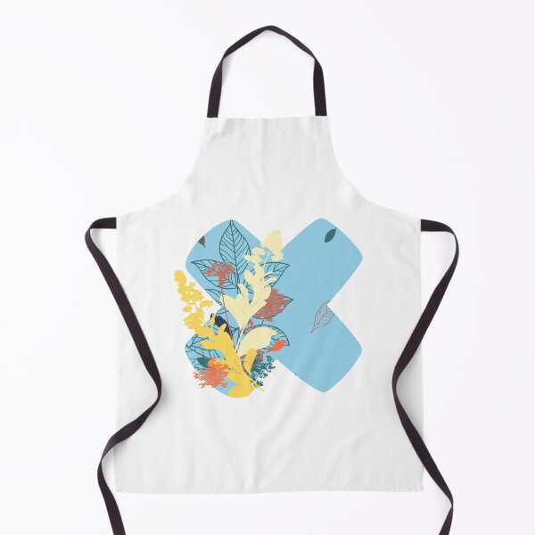 Item preview, Floral Monogram | Blue X designed and sold by MillwoodEngrave.