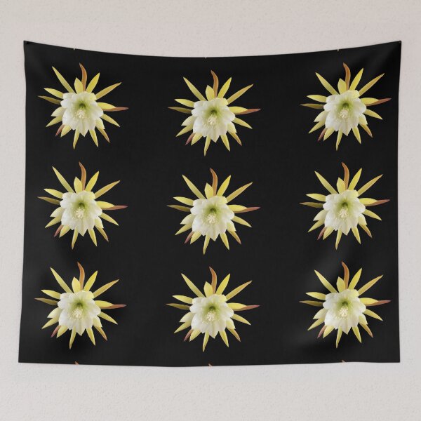 Item preview, Beautiful image of a yellow white Epiphyllum flower designed and sold by Floradigital.
