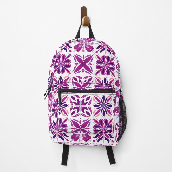 Item preview, Geometric Purple Flower Rain designed and sold by BiancaPrintShop.