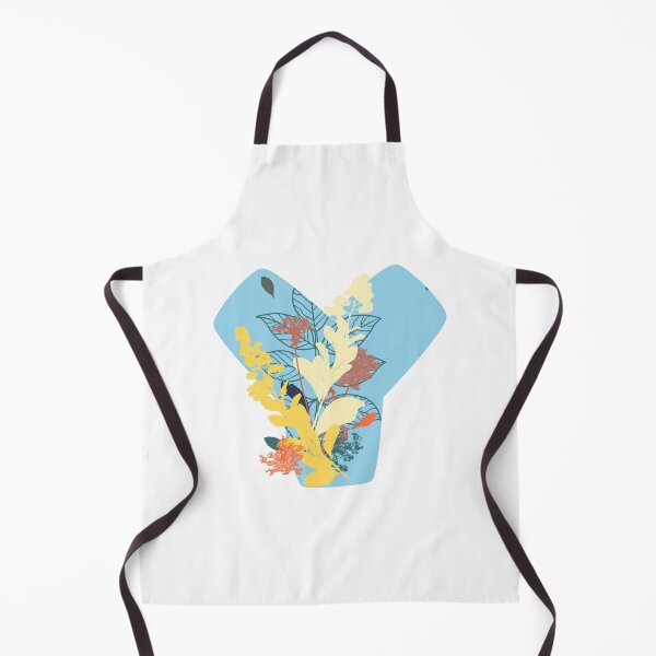 Item preview, Floral Monogram | Blue Y designed and sold by MillwoodEngrave.