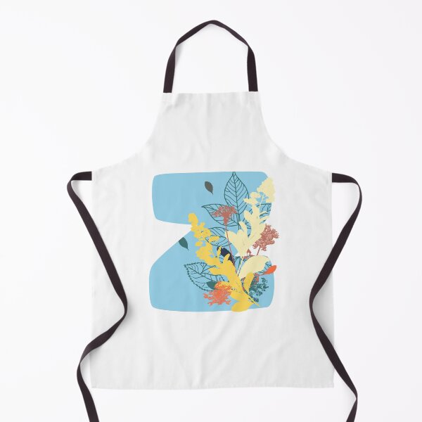 Item preview, Floral Monogram | Blue Z designed and sold by MillwoodEngrave.