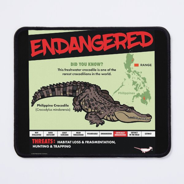 Item preview, ENDANGERED: Phillipine Crocodile designed and sold by Peppermint Narwhal.