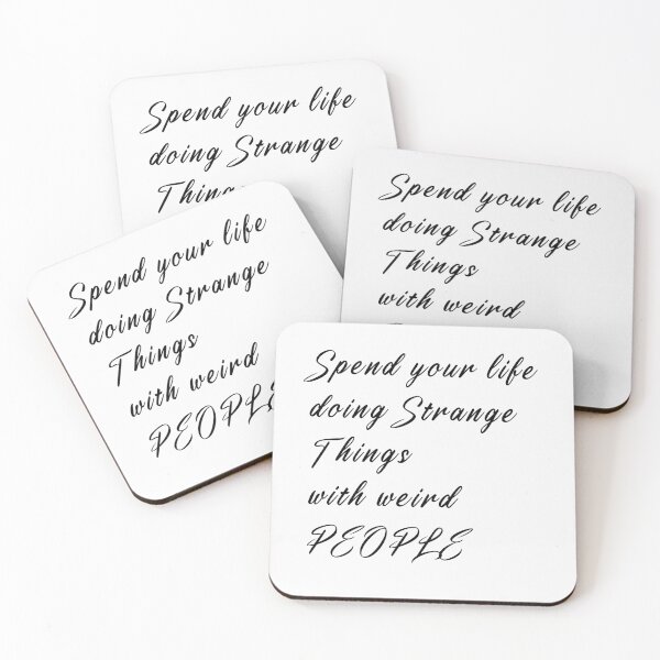 Item preview, spend life doing strange things with weird people designed and sold by dorento07.