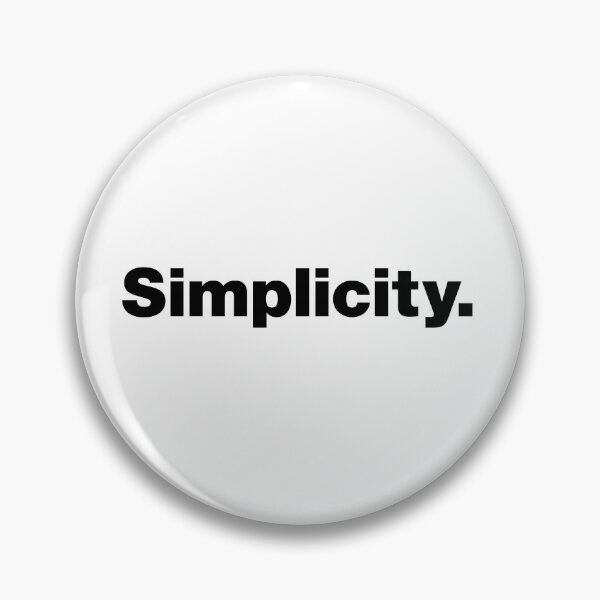 Item preview, Copy of Simplicity (white) designed and sold by dudethecreator.