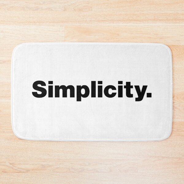 Item preview, Copy of Simplicity (white) designed and sold by dudethecreator.