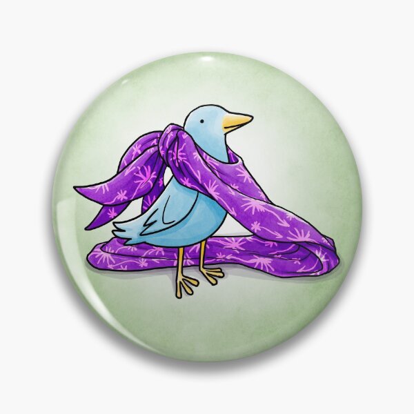 Item preview, Fashion Bird - Silk Scarf designed and sold by JadedSketch.