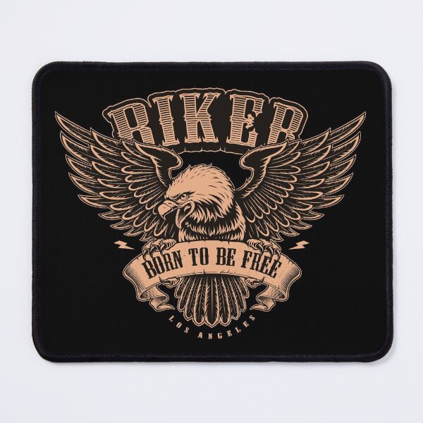 Item preview, Biker Born To Be Free designed and sold by Vector Scout Lab.
