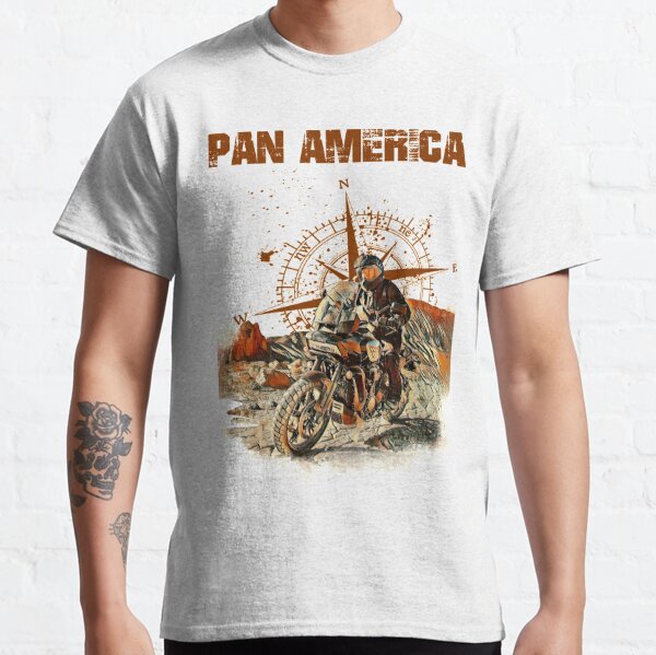 Pan America Motorcycle Big Trail 2022 Camiseta clásica