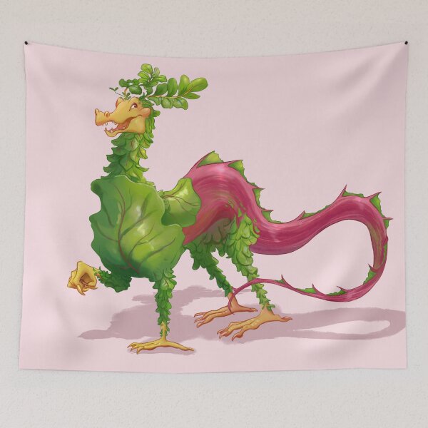 Item preview, Swiss Chard Botanical Dragon designed and sold by Maysoulrose.