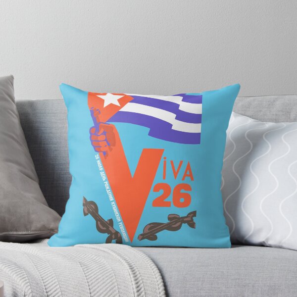 Item preview, Viva 26 - Cuban Revolution, Historical Propaganda, Socialist Reproduction designed and sold by SpaceDogLaika.