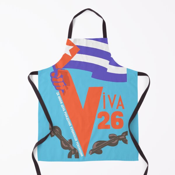 Item preview, Viva 26 - Cuban Revolution, Historical Propaganda, Socialist Reproduction designed and sold by SpaceDogLaika.
