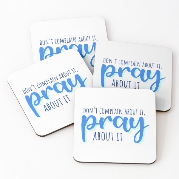 Item preview, Pray about it - blueberry designed and sold by Cane & Abel Creations ..