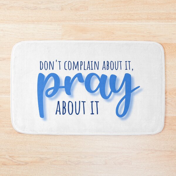 Item preview, Pray about it - blueberry designed and sold by Cane & Abel Creations ..