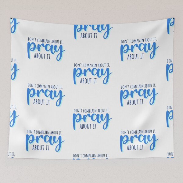 Item preview, Pray about it - blueberry designed and sold by Cane & Abel Creations ..