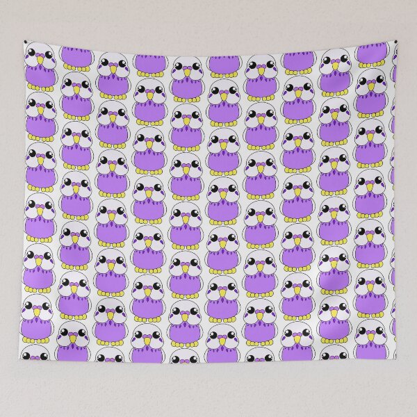 Item preview, Peggy Parakeet (Purple) designed and sold by KayKenIll.