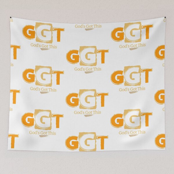 Item preview, God's Got This - tangerine designed and sold by Cane & Abel Creations ..
