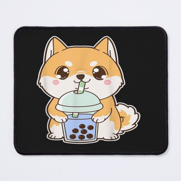Item preview, Shiba Inu Bubble Tea Shirt Women Boba Tea Dog Bubble Tea T-Shirt designed and sold by aramida.