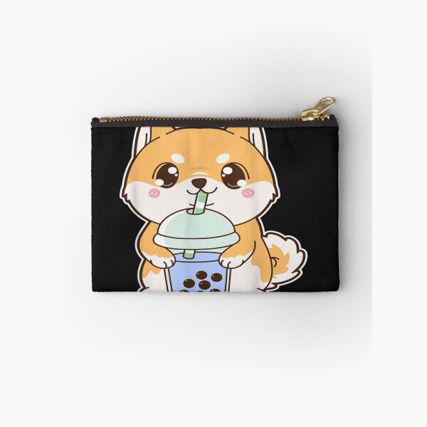 Item preview, Shiba Inu Bubble Tea Shirt Women Boba Tea Dog Bubble Tea T-Shirt designed and sold by aramida.
