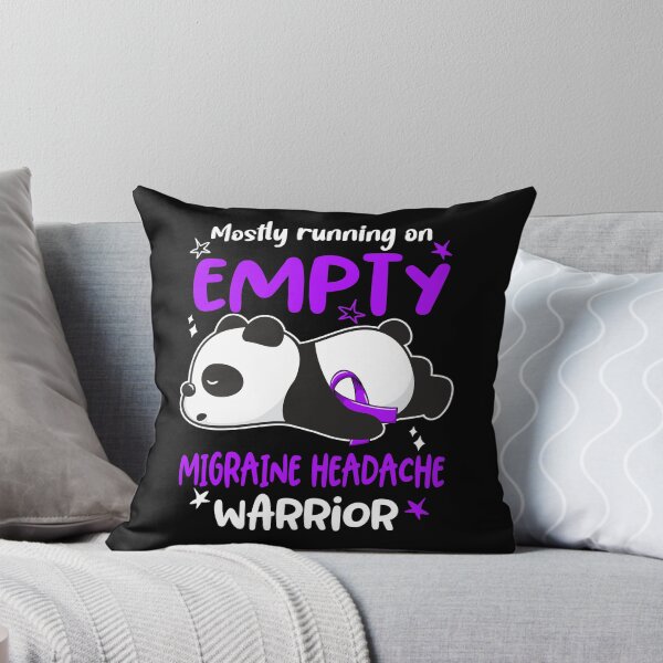 Item preview, Migraine Headache Awareness Mostly Running On Empty Migraine Headache Warrior designed and sold by GennieShop.