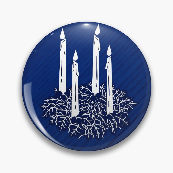 Item preview, Liturgical Blue with Advent Wreath designed and sold by CheekyGrace.