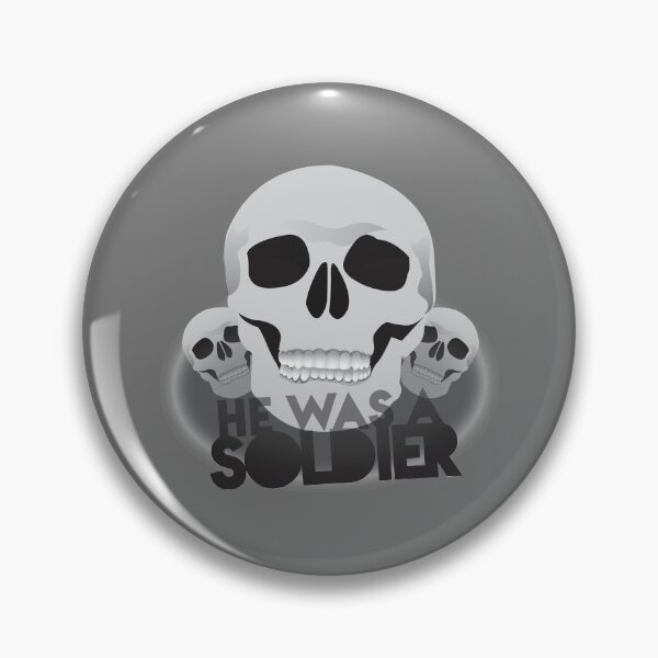 Item preview, He was a soldier skulls Malazan army insignia motif designed and sold by jazzydevil.