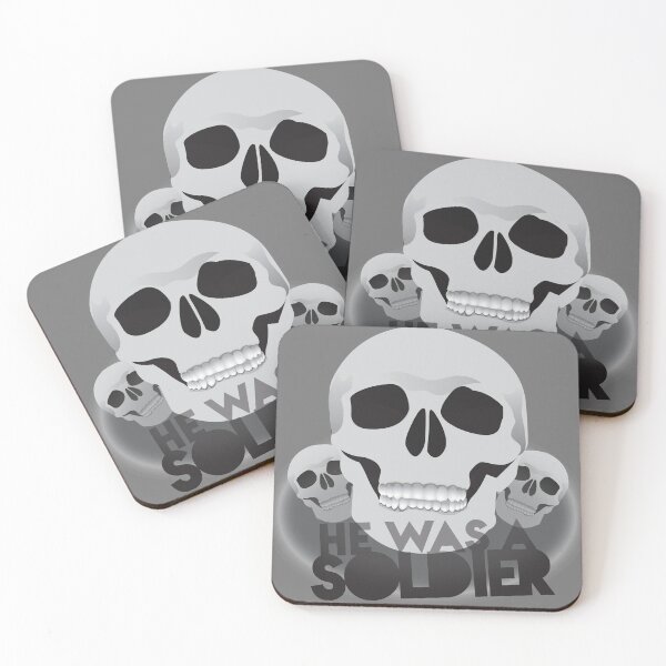 Item preview, He was a soldier skulls Malazan army insignia motif designed and sold by jazzydevil.