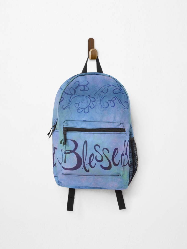Thumbnail 1 of 3, Backpack, Blessed designed and sold by FunHappyCute.