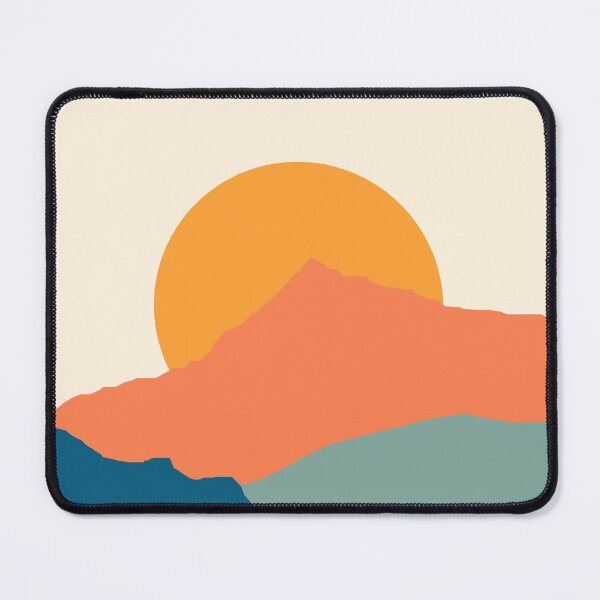Item preview, Retro Mountain Sunset designed and sold by ind3finite.