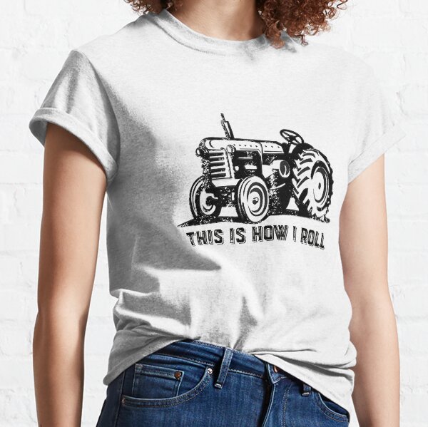 This is how I roll vintage tractor Classic T-Shirt