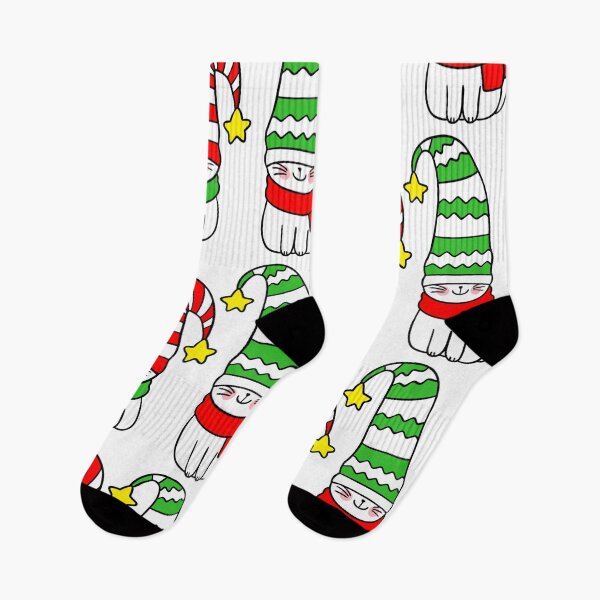 Item preview, Cute Christmas Cats in Santa Hats designed and sold by Pinkmagenta.