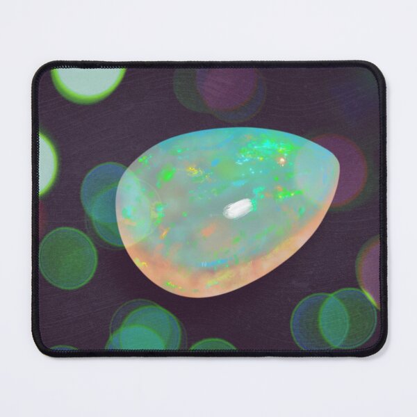 Item preview, Magical Iridescent Opal Gem | Green Orange Crystal Stone designed and sold by shi-RLY.