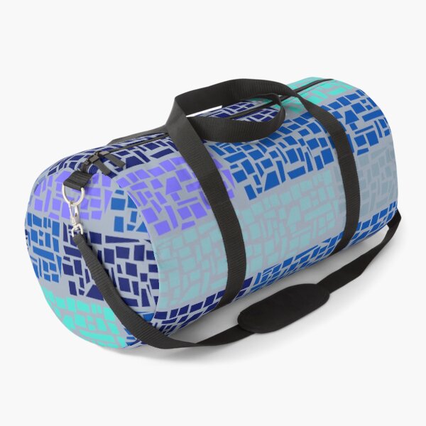 Item preview, Blue Gray Bricks Abstract Pattern designed and sold by AlinaSCorner.