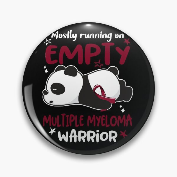 Item preview, Multiple Myeloma Awareness Mostly Running On Empty Multiple Myeloma Warrior designed and sold by GennieShop.