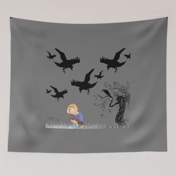 Item preview, "The Birds" By Alfred Hitcock designed and sold by PhoeniXDreamer.