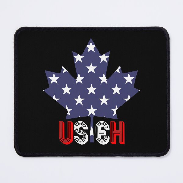 Item preview, USEH Maple Leaf Flag Funny American Canadian designed and sold by LaJCulture.