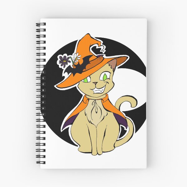Artikelvorschau, Halloween Hexenkätzchen entworfen und verkauft von FunHappyCute.