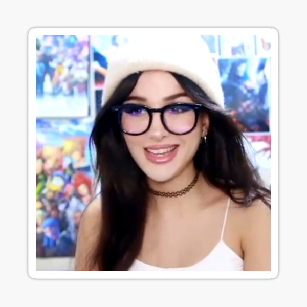 "Sssniperwolf fan" Sticker by Artistkhg Redbubble